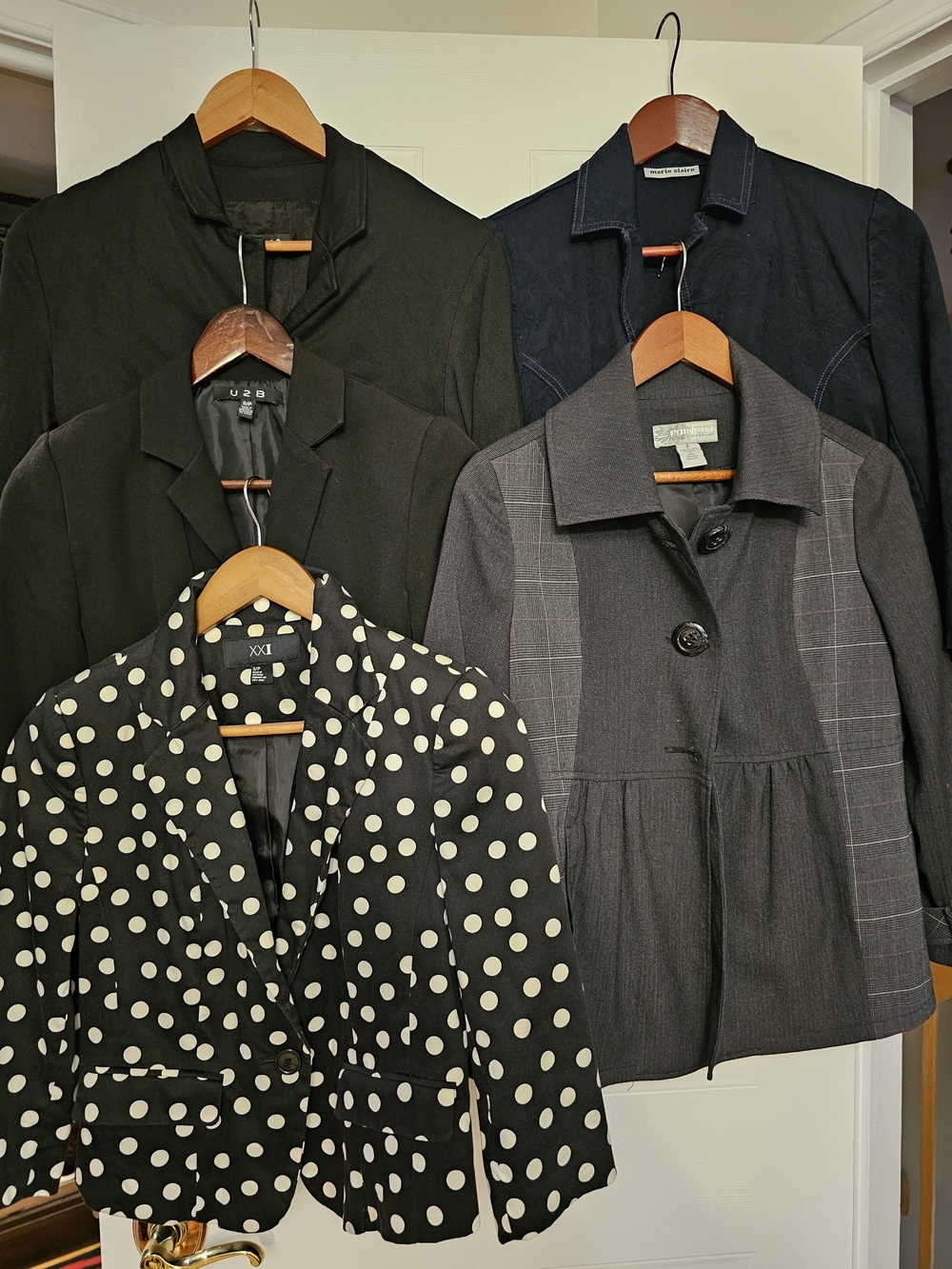 5/50$ LOT Women's Blazer Size S F21, Marie Claire, U2B, Joan Of Arc, Point Zero